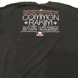 Vintage Concert T-shirt Common Rakim in Central Park Size XL